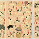 Utagawa Kuniyoshi Cats suggested as the fifty-three stations of the Tokaido
